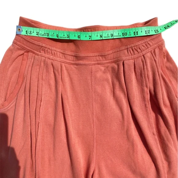 FP Movement Orange Rava Wide Leg Patchwork Terry Pants Medium - Picture 9 of 15
